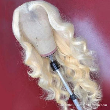 Sunlight 613 13*4lace frontal wig human hair 27 30 613 brazilian wave  sunlight hair 613 bodywave wig blonde lace frontal wig
